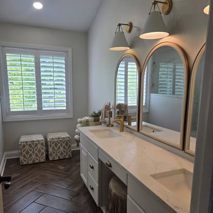 Designer double vanity